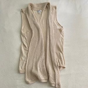 Cardigan duster vest jacket top